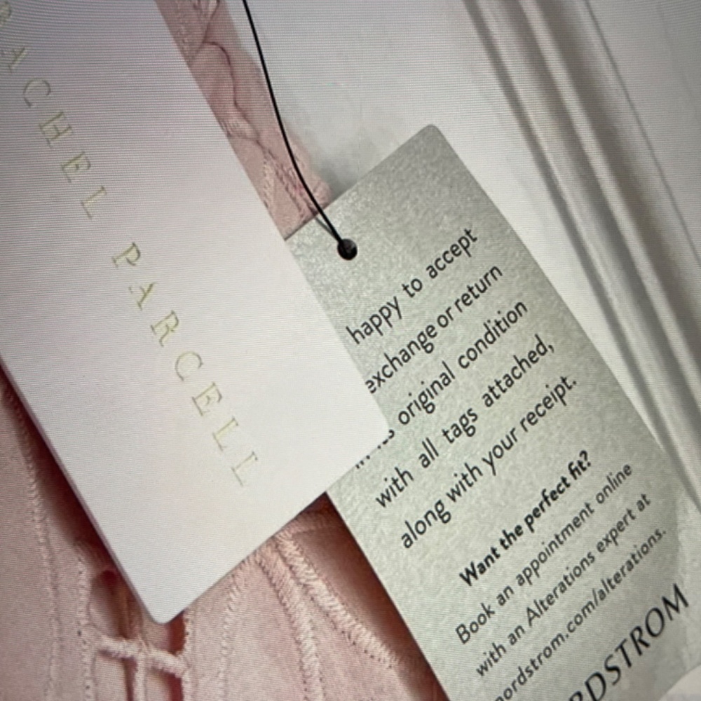 RACHEL PARCELL Women's Pink Eyelet Sheath Pink Midi Dress 2XL (16) - Picture 11 of 12